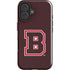Brown University B Logo iPhone 16 Plus Impact Case
